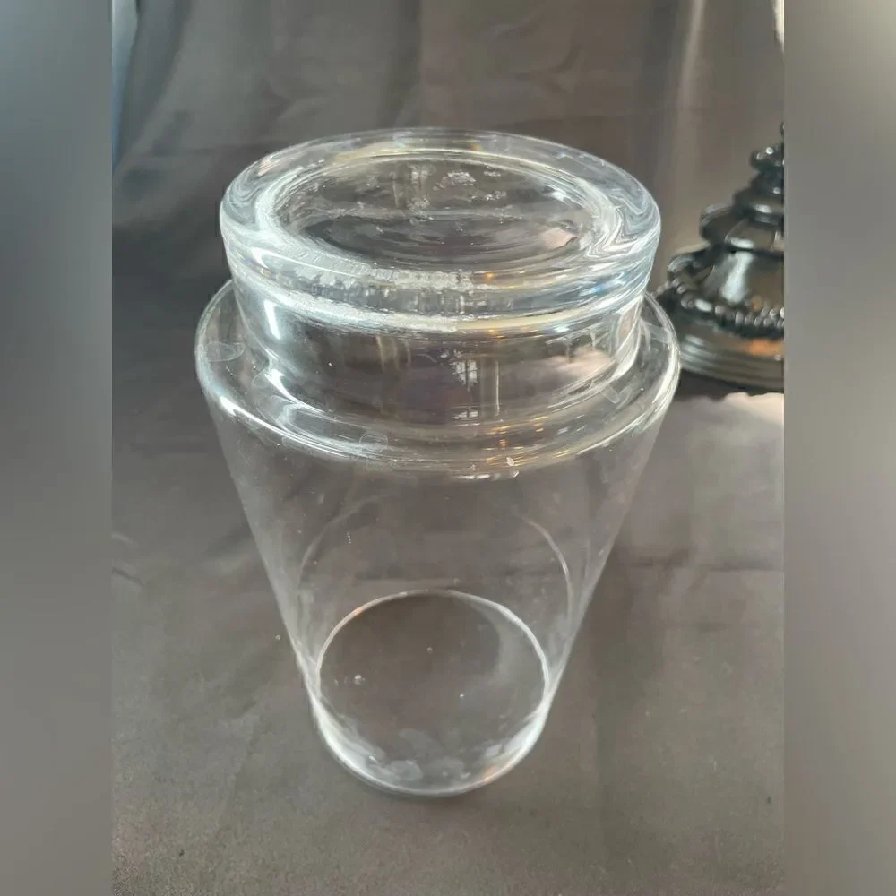 🔥❤️🔥 10” Simple Clear Glass Flared Cylindrical Flower Bouquet Vase EPC 2 Avail